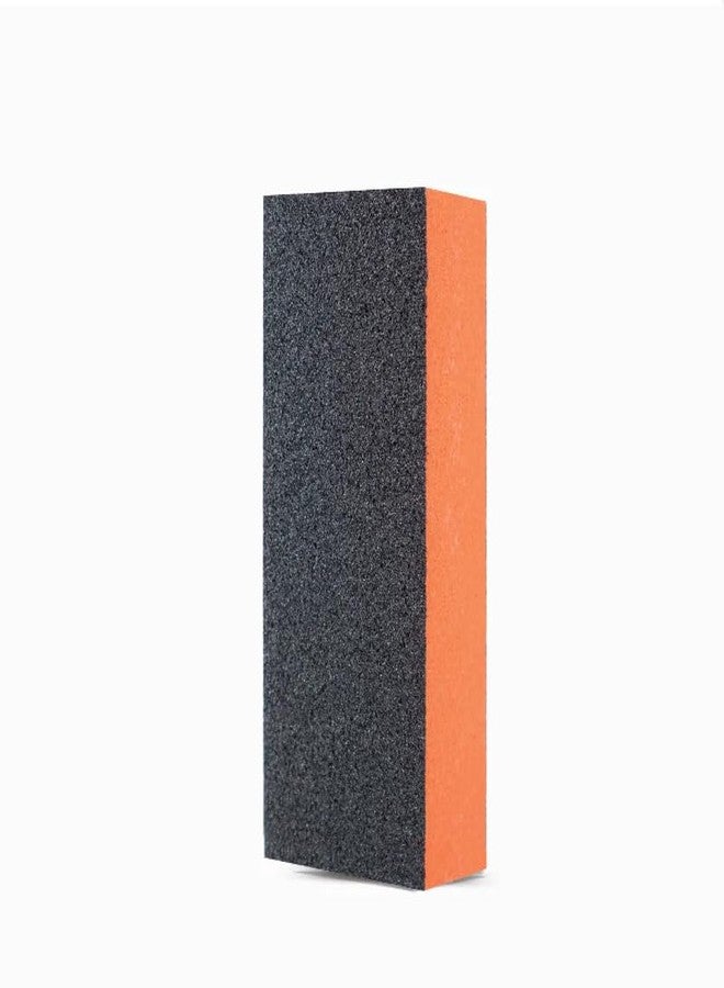 ساس سي مبرد أظافر ساسي برتقالي اللون، مقاسات 100/180/180 | قابل للغسل والتعقيم، يدوم طويلاً | مناسب للأظافر الأكريليك والجل والاصطناعية والطبيعية | عبوة نفطة | 6 قطع - Image 1